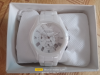 Emporio Armani white ceramica hand watch